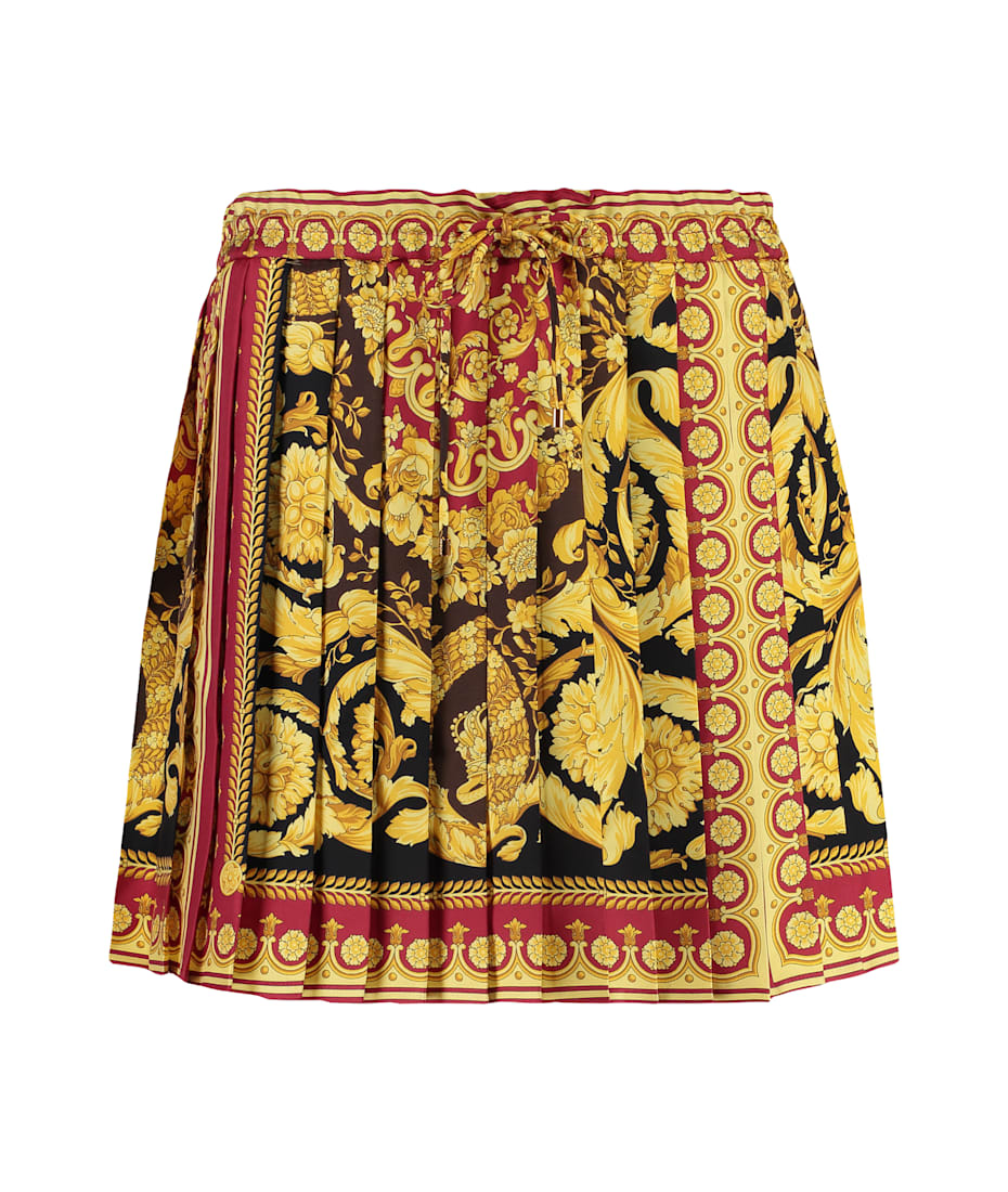 【関税＆送料込み】Versace Printed Silk Skirt Versace Printed Silk Skirt | italist