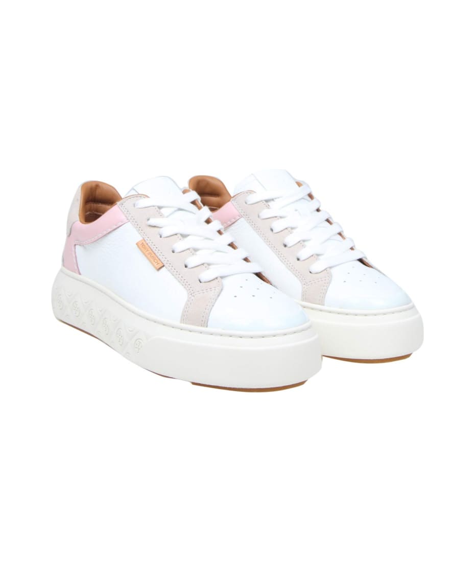 Tory Burch Ladybug Low-top Sneakers White Rosa Calc
