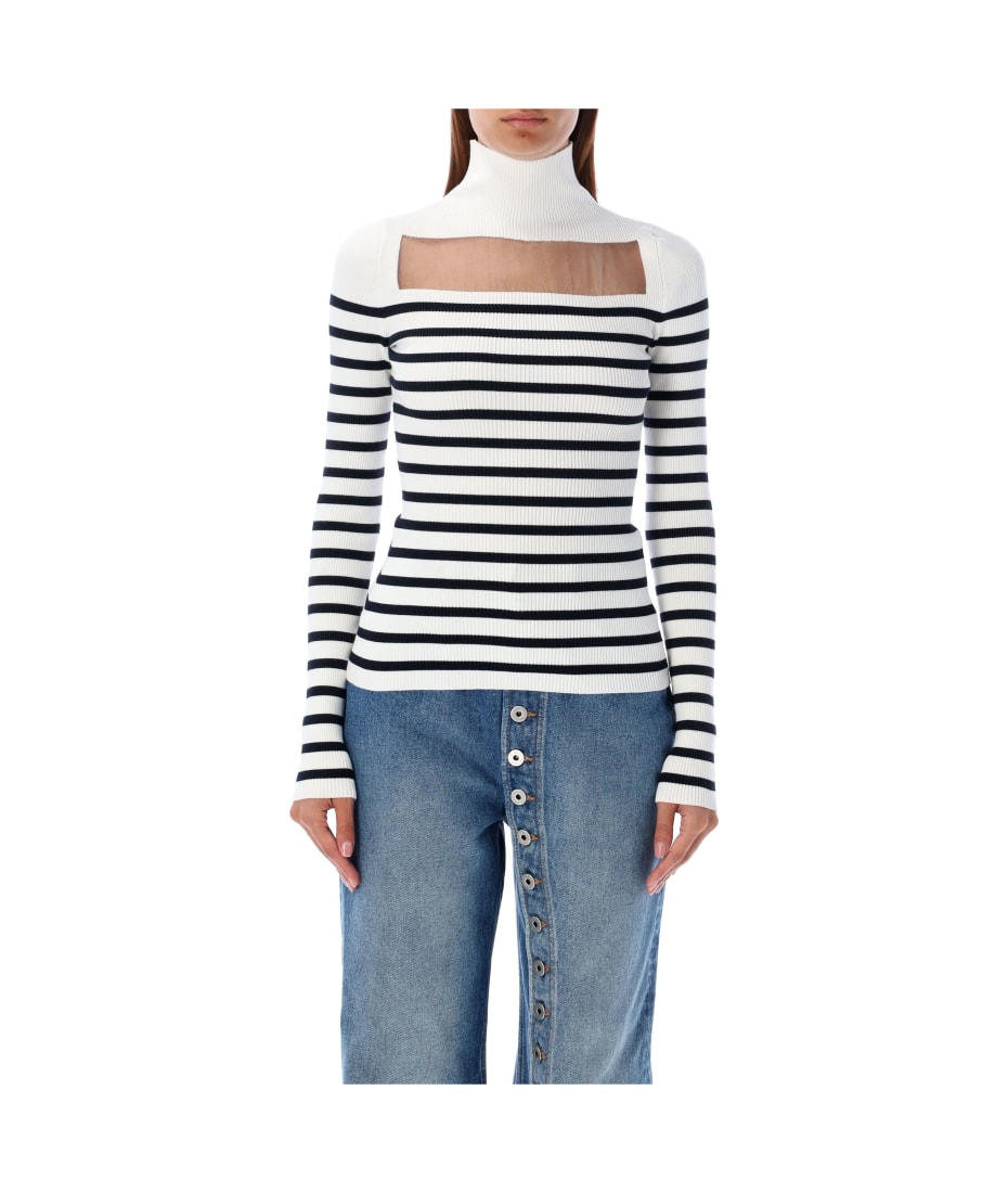 Jean Paul Gaultier Ribbed Marinier Sweater | italist, ALWAYS