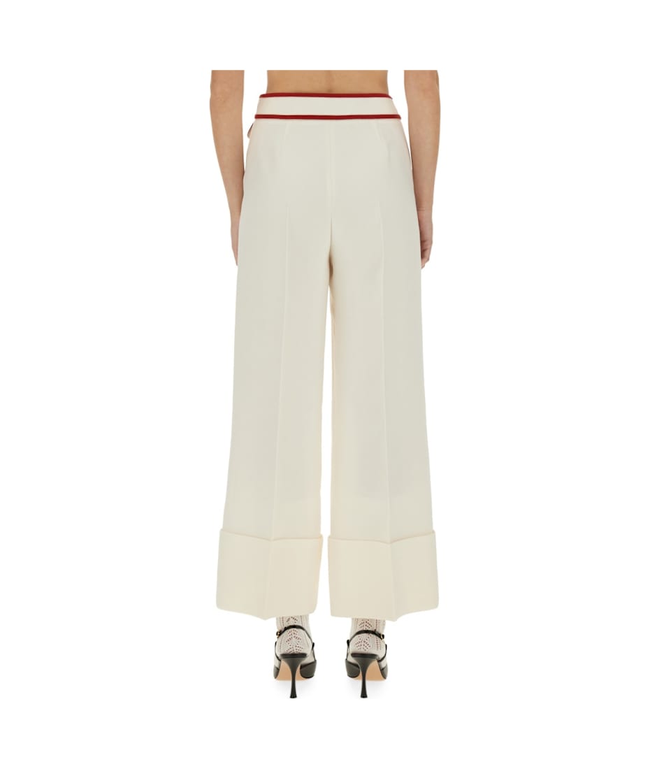Valentino Crepe Couture Pants | italist