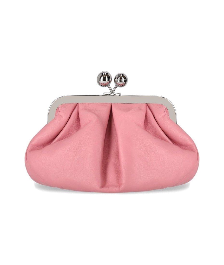 クラッチバッグ WEEKEND MAX MARA Woman Clutch Pink 2515511024600 072 Weekend Max Mara Pasticcino Chain-link Small Clutch Bag