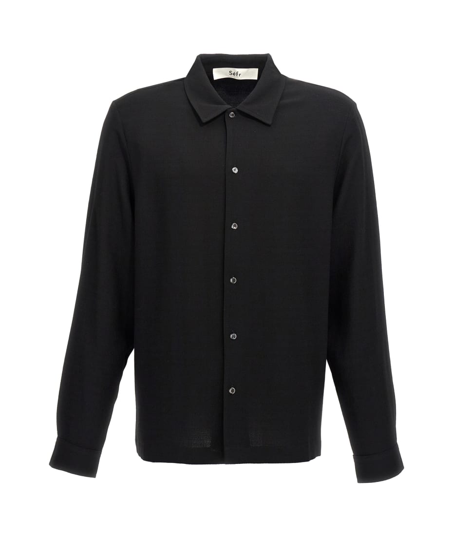 Tシャツ・カットソー Sefr FW24 'Sense' shirt (SS24SENSE OFFWHITECREPE) White Sense shirt Sefr - men - SEFR - divincenzoboutique.com