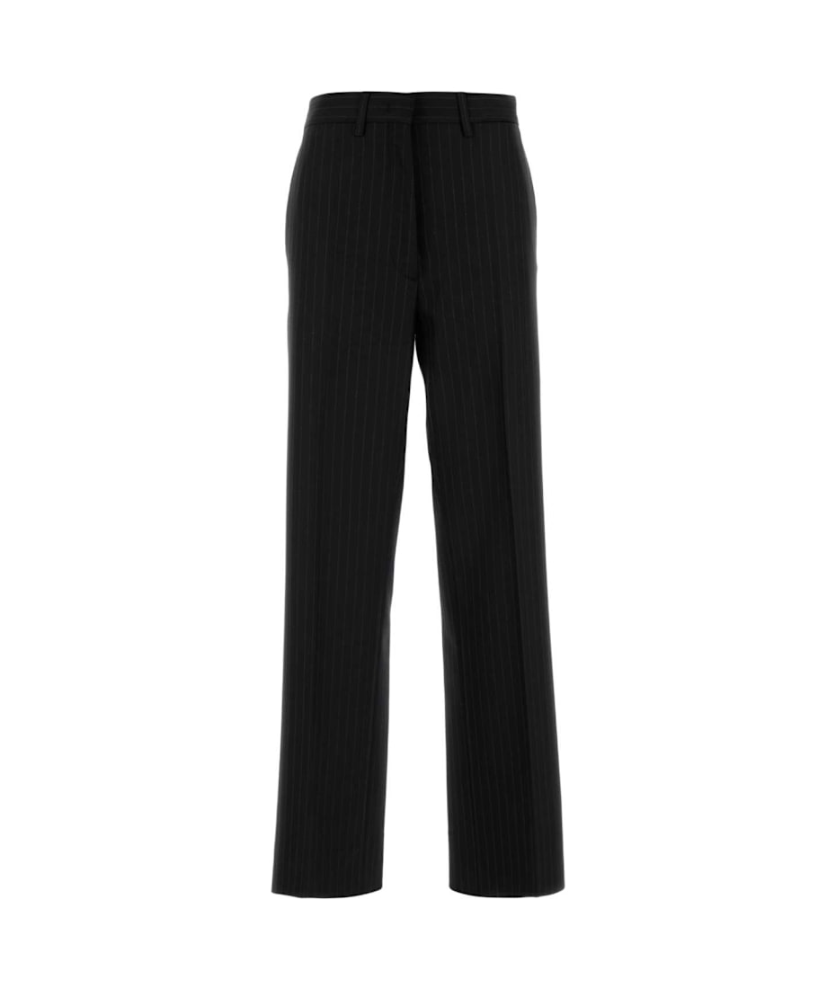 【送料&関税込】Miu Miu Embroidered Stretch Wool Palazzo Pan Miu Miu Embroidered Stretch Wool Palazzo Pant | italist