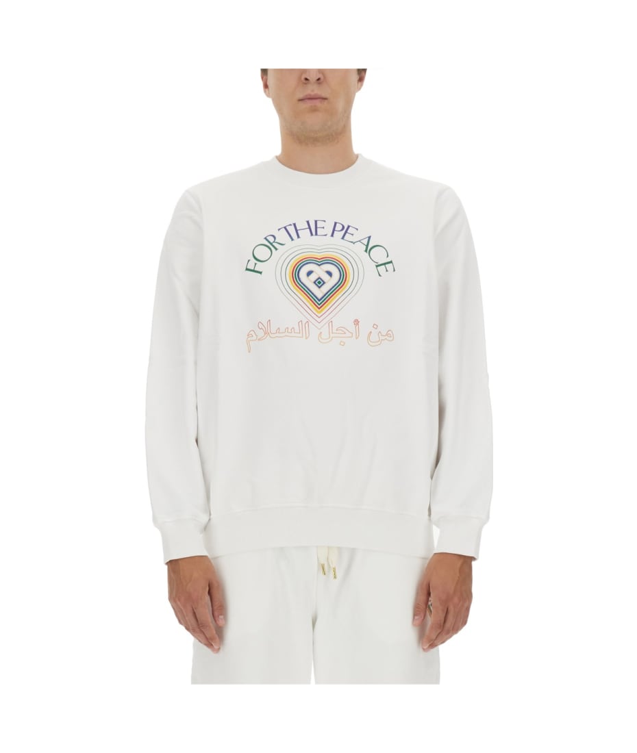 スウェット・トレーナー CASABLANCA COTTON SWEATSHIRT WITH LOGO Casablanca Cotton Sweatshirt With Logo | italist