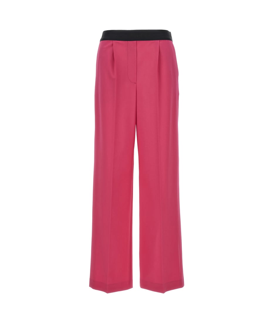 パンツ MSGM pants with front pleats MSGM Pants With Front Pleats | italist