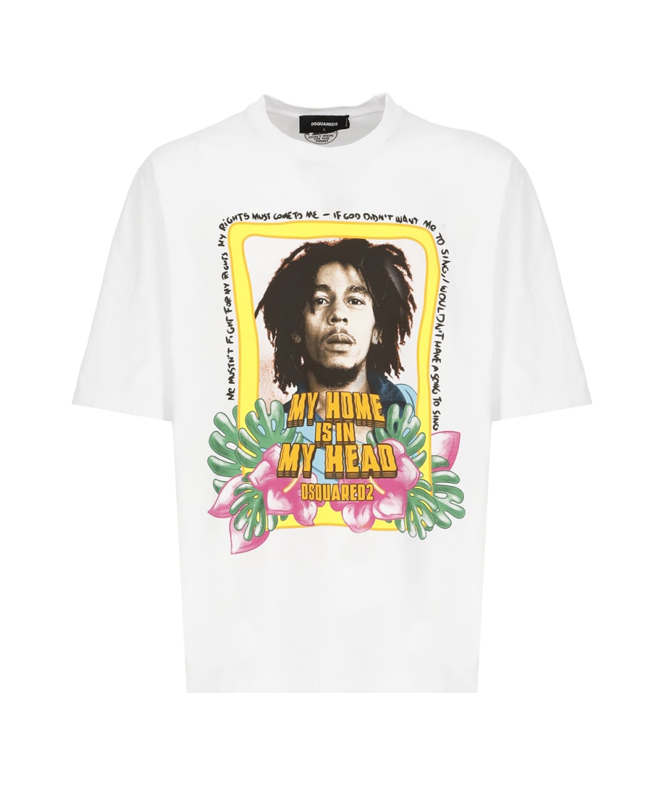 Dsquared2 Bob Marley T-shirt | italist Dsquared2 Bob Marley T-shirt | italist