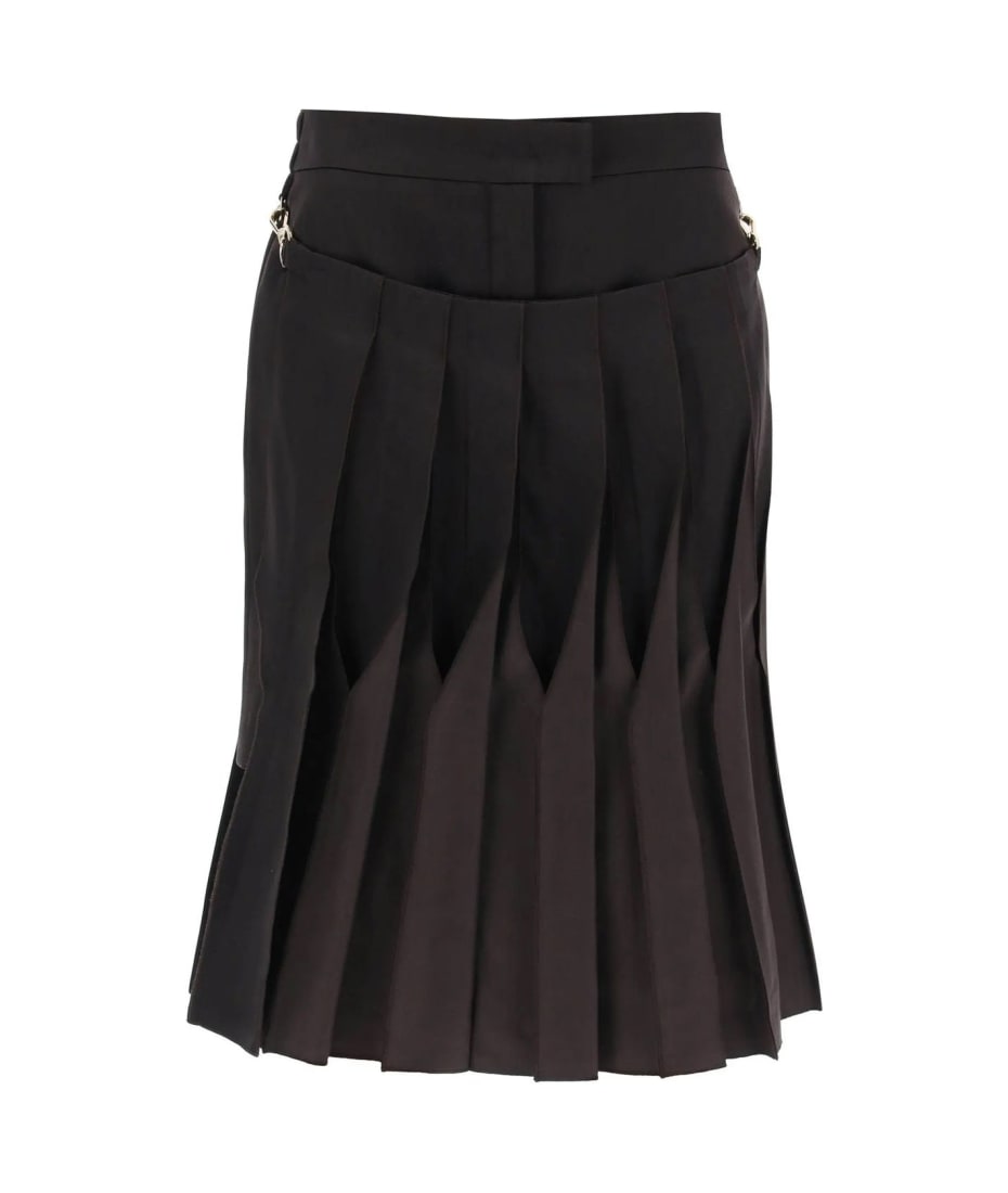 Fendi Cotton And Silk Washed Skirt | italist