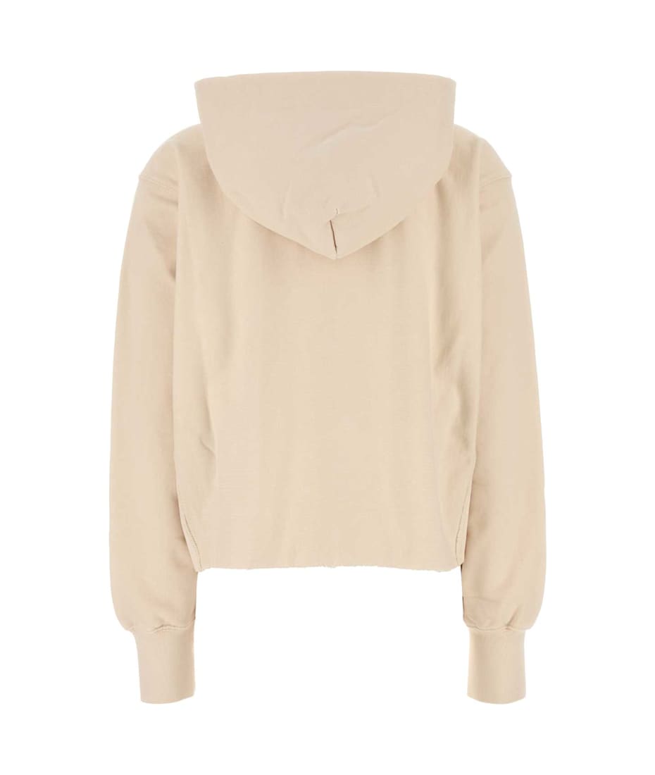 Maison Margiela Cream Cotton Sweatshirt | italist