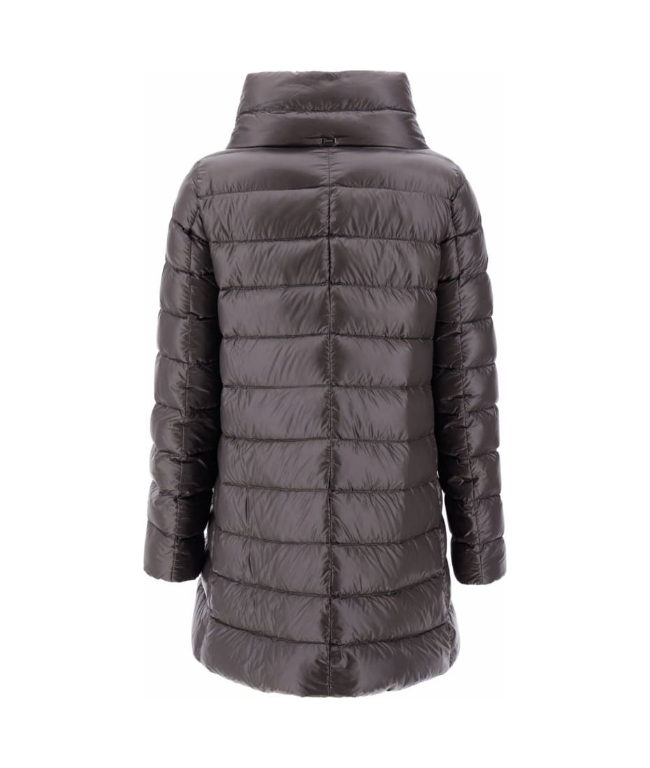 【送料&関税込】Herno Grey 200 G Ultralight Nylon Amilia Coa Herno Grey 200 G Ultralight Nylon Amilia Coat | italist