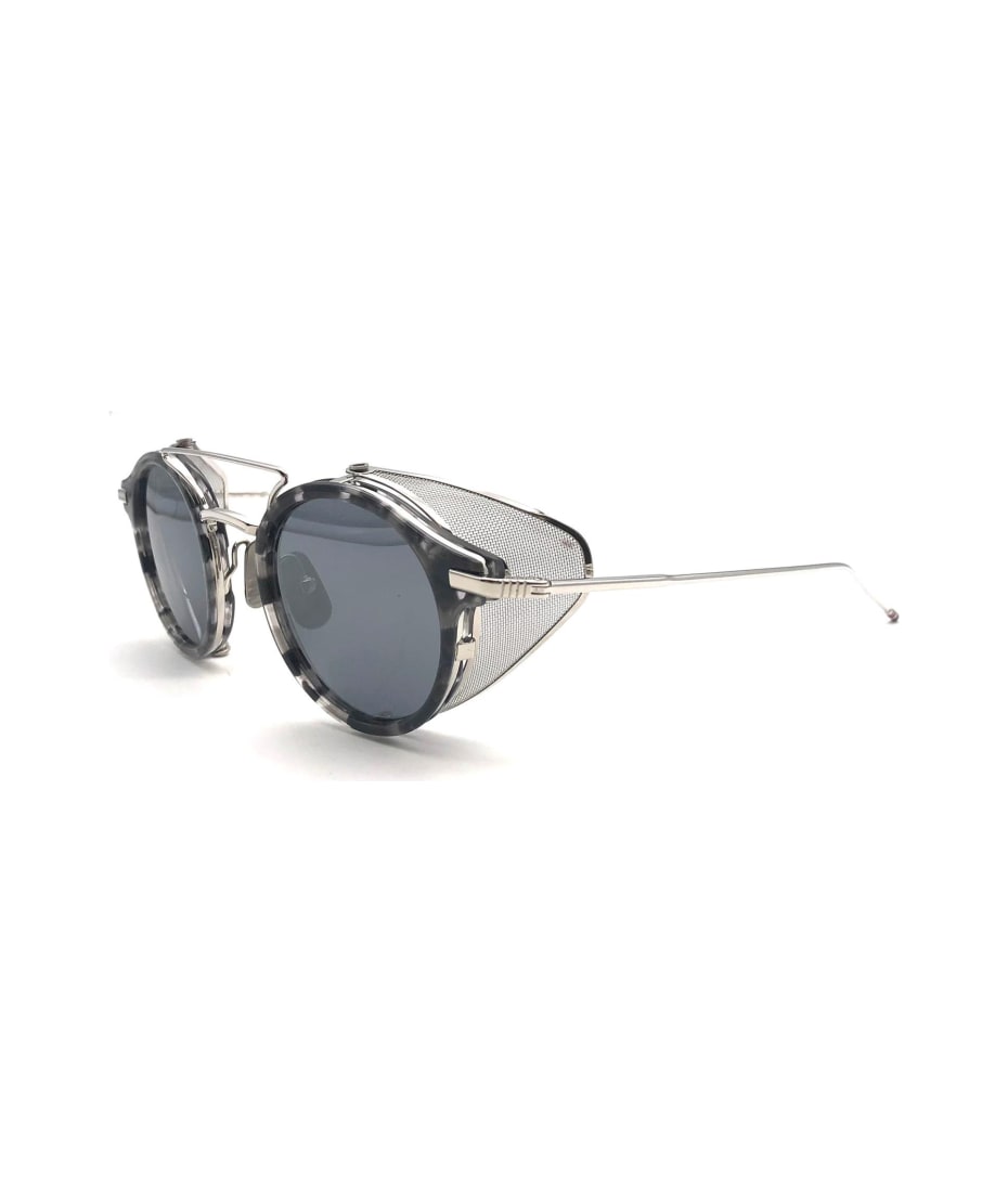 【送料&関税込】Thom Browne Ues804a/g0003 Sunglasses - Unise Acetate And Titanium Round Sunglasses | Thom Browne