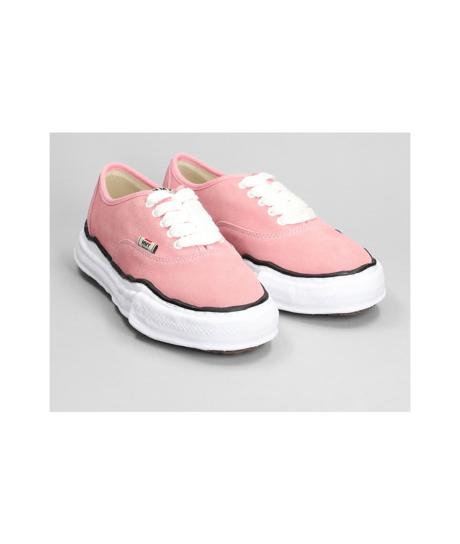 Mihara Yasuhiro Baker Sneakers In Rose-pink Suede - rose-pink