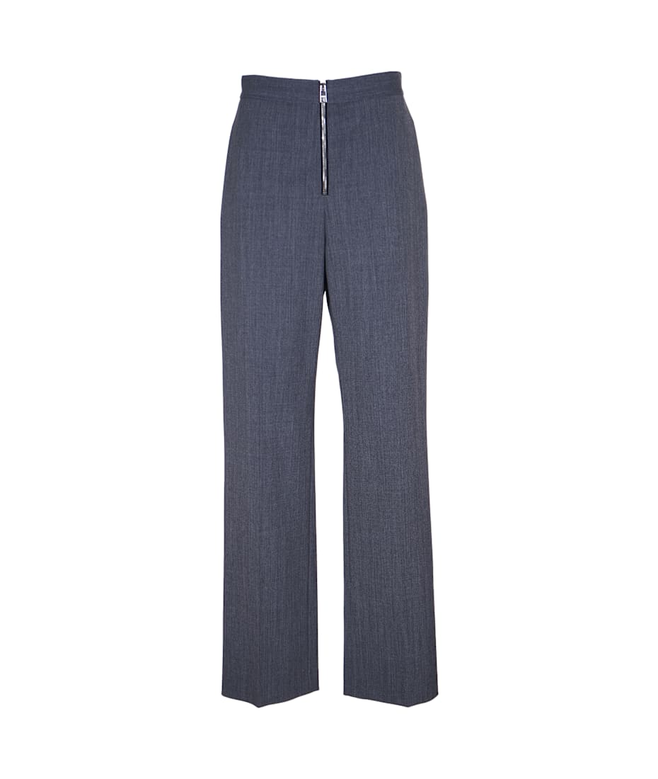 パンツ MSGM FW24 ZIPPERED PANTS (3742MDP06 24781099) MSGM Zip Long Trousers | italist