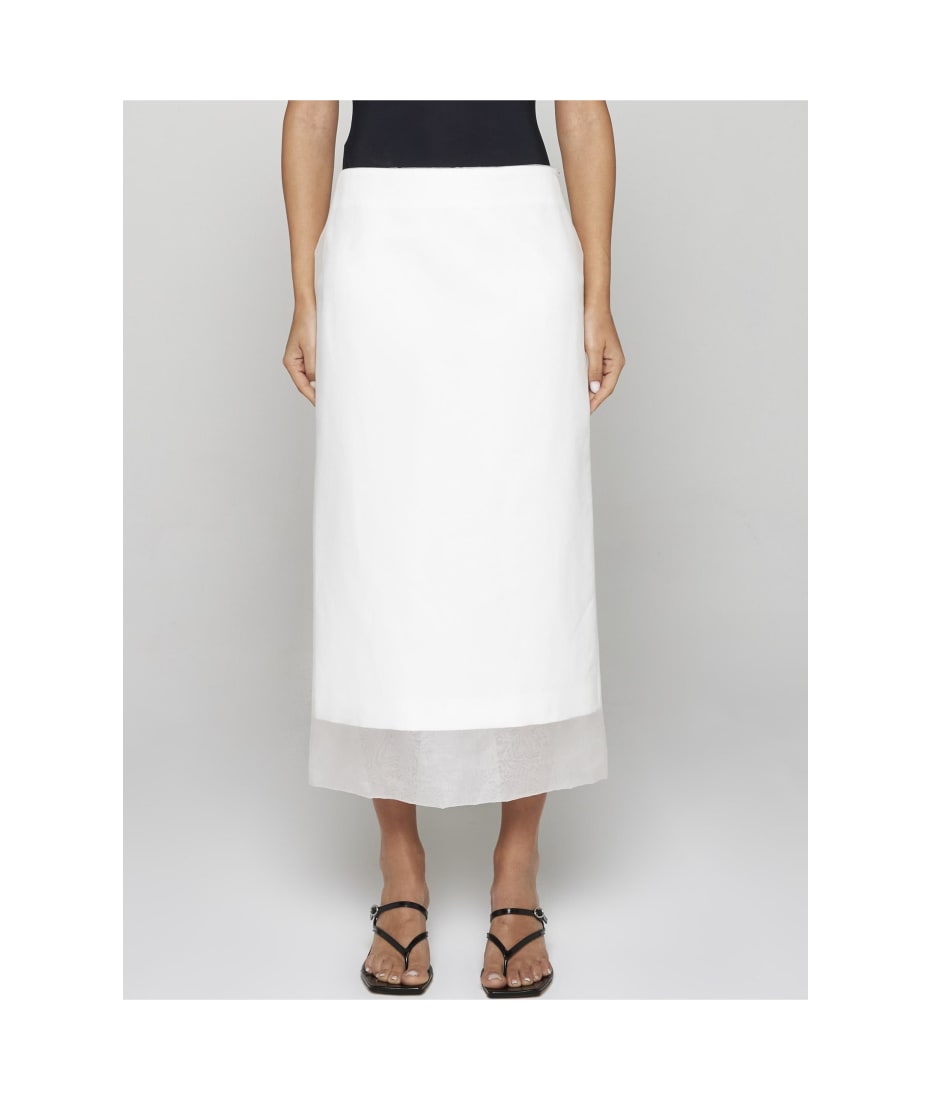 スカート SPORTMAX ACETI MIDI SKIRT 3976b425f362fe8b4089f30337ba2d