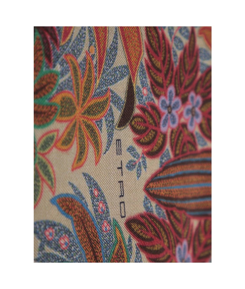 【送料&関税込】Etro Floral-printed Frayed-edge Scarf Etro Floral-printed Frayed-edge Scarf | italist