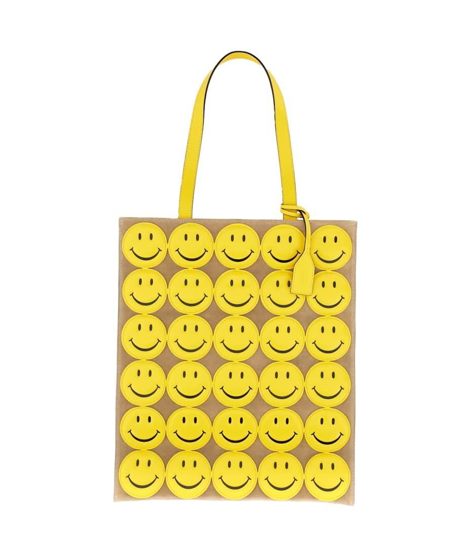 トートバッグ Moschino FW24 SMILEYR SHOPPER BAG (73058002 1027) Moschino