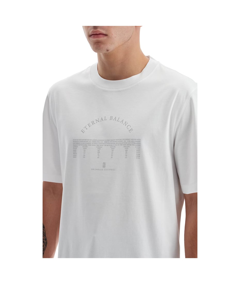 Brunello Cucinelli Eternal Balance Printed T-shirt | italist