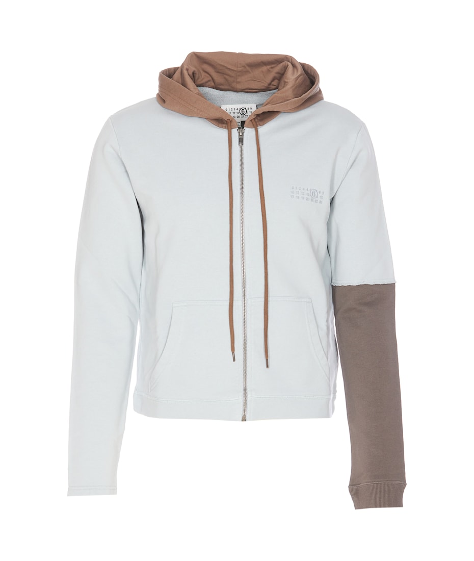 国内発送☆MM6 Maison Margiela☆SWEATSHIRT WITH ZIP CLOSURE MM6 Maison Margiela Sweatshirt With Zip Closure | italist