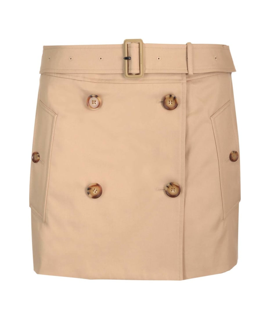 【送料&関税込】Burberry Trench-style Mini Skirt Burberry Trench-style Mini Skirt | italist