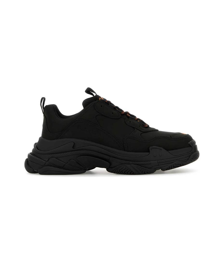 Black satin sneakers online