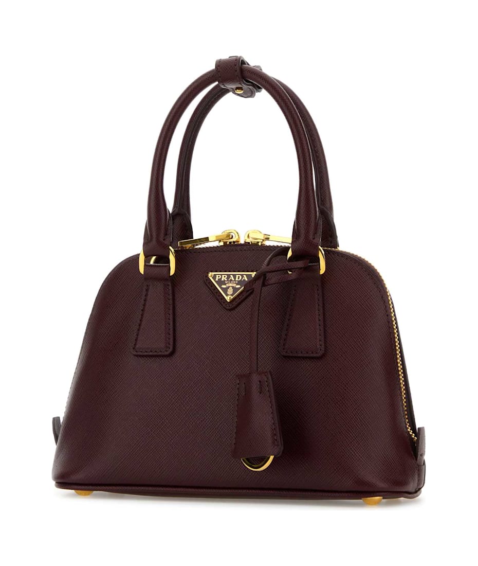 トートバッグ PRADA Burgundy Leather Handbag Prada Burgundy Leather Handbag | italist
