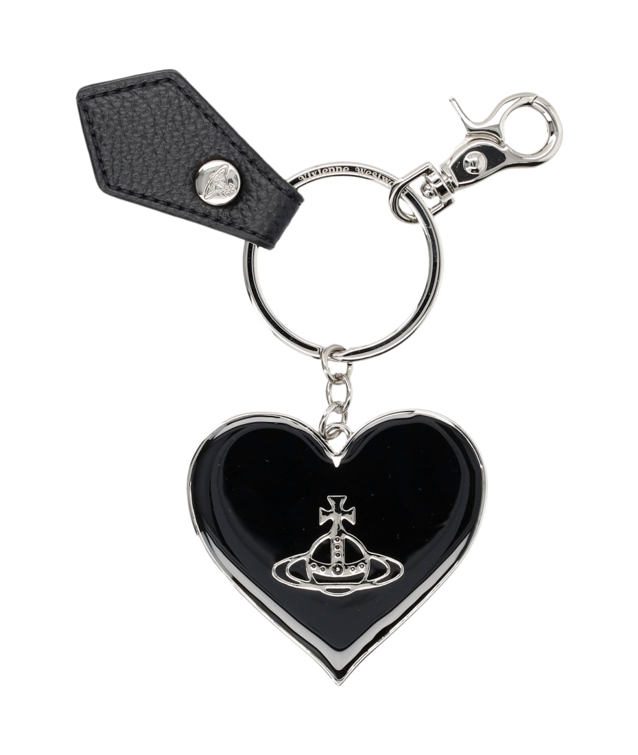 ★Vivienne Westwood★ ORB Mirror Heart 8203011WU OM0014 G405 Vivienne Westwood Mirror Heart Orb Keyring | italist, ALWAYS