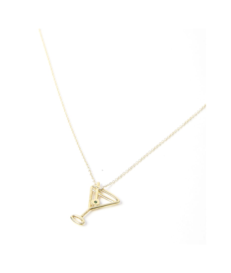 ALIITA チャーム MARTINI ESMERALDA CHARM Martini Esmeralda Gold Bracelet - ALIITA – ALIITA-US