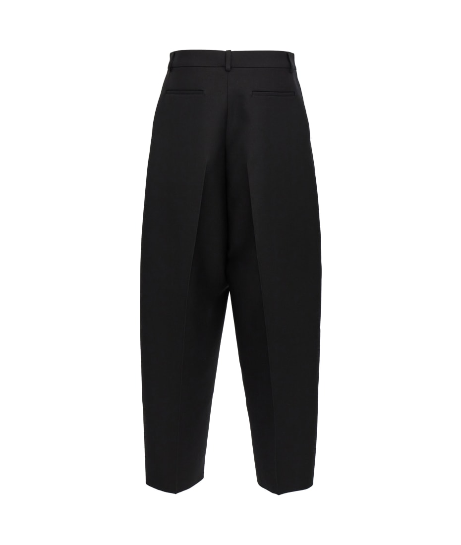 Valentino Garavani Black Wool Blend Pant | italist
