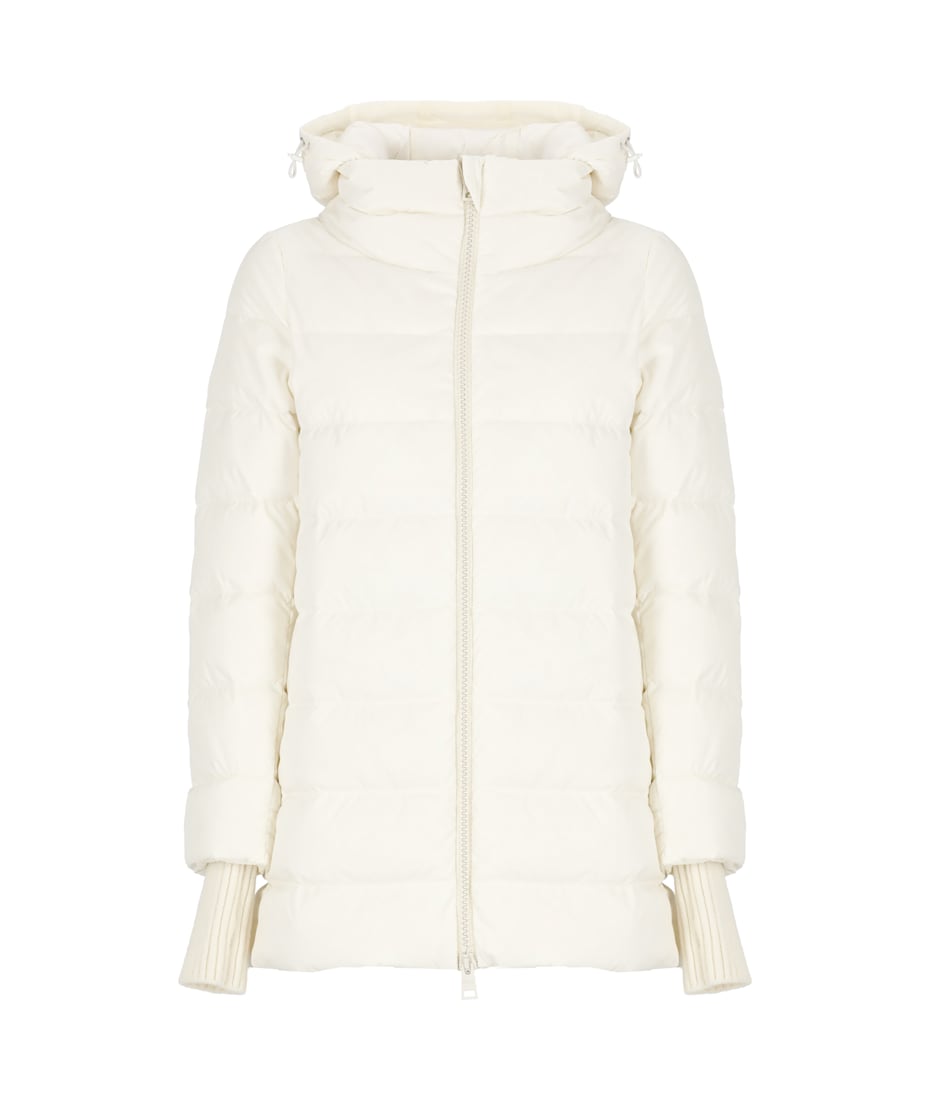 ダウンジャケット・コート HERNO FW24 Medium down jacket with hood (PI0660D 9389) Herno Zip-up Hooded Down Jacket | italist