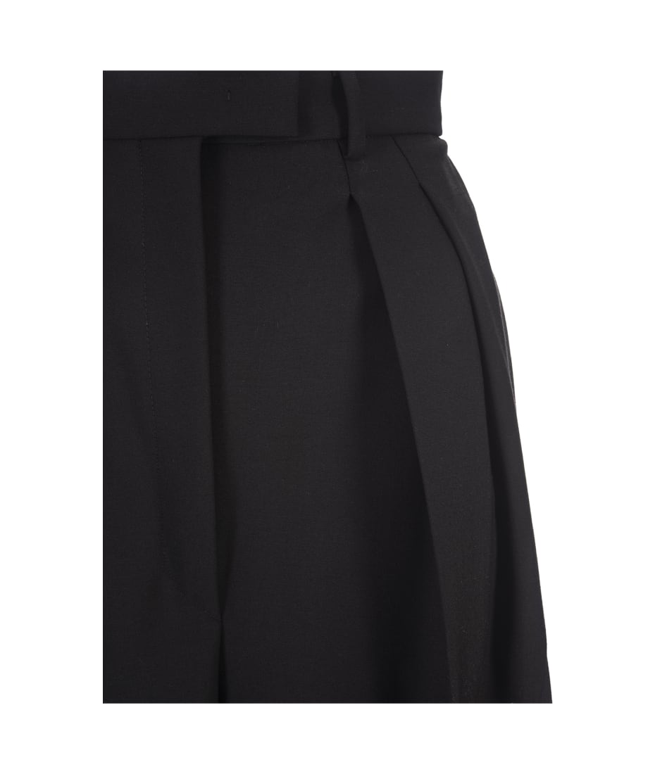 SportMax Enro 'gessati' Virgin Wool Blend Pants | italist