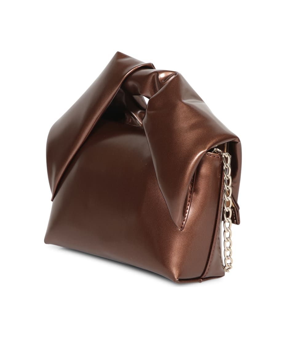 JW ANDERSON ミティアムツイスタトッフハントルハック JW ANDERSON ハンドバッグ MINI ツイスター HOBO レザー (J W
