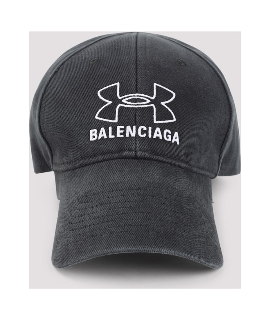帽子 balenciaga under armour Buy Balenciaga Black x Under Armour® Molded Cap in Nylon For