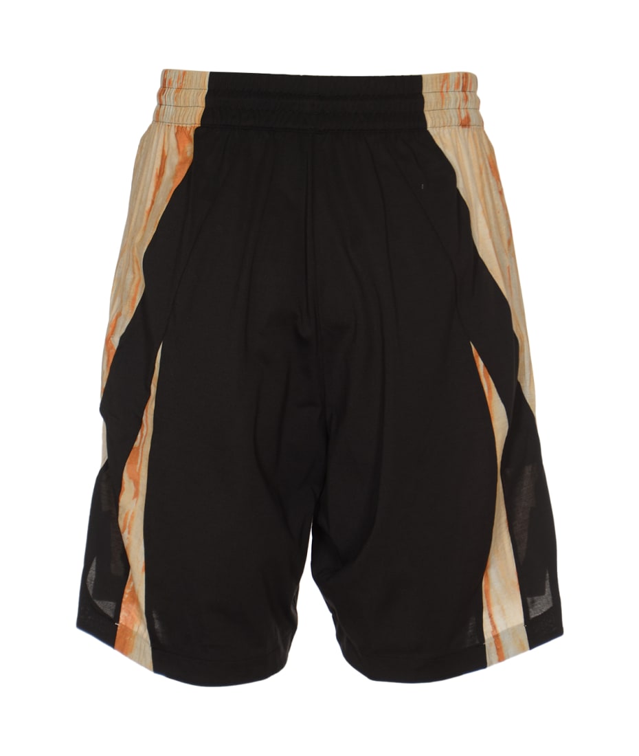 【関税込み】Y-3 ブラック Rust Dye ショートパンツ RUST DYE SHORTS Y-3│Y-3 ワイスリー