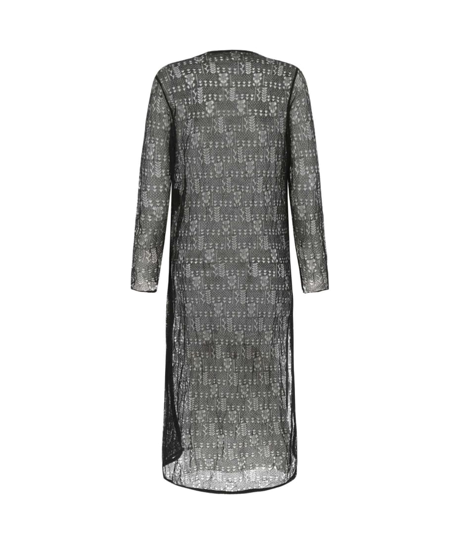 Saint Laurent Black Lace Dress | italist