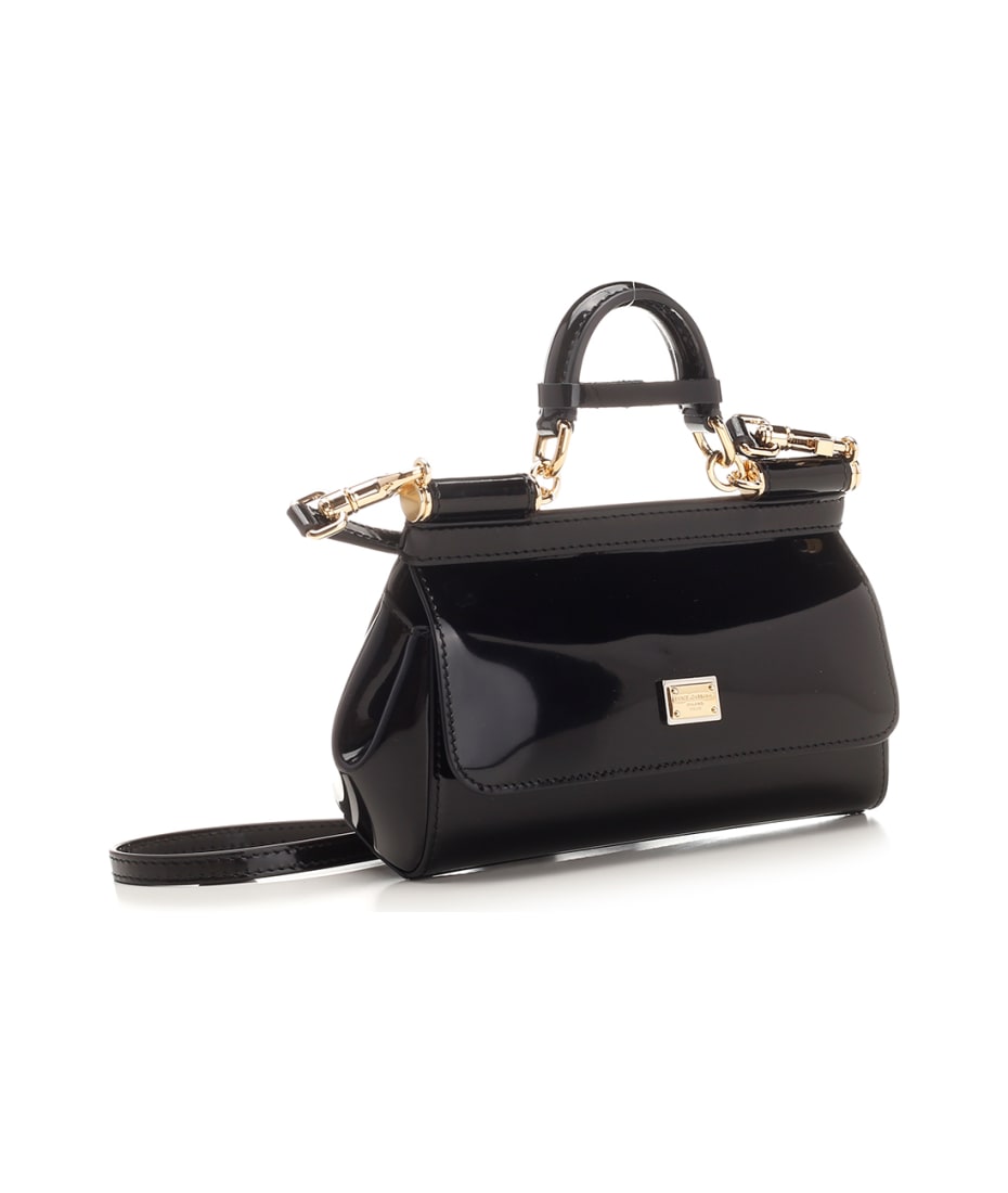 Dolce&Gabbana Sicily Small - Handbag for Woman - Black - BB7116A103780999