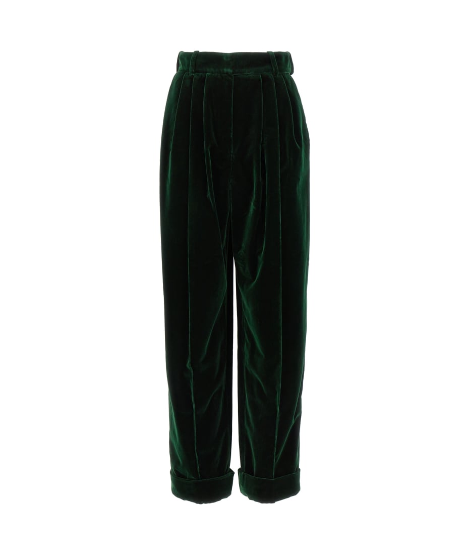 パンツ ALEXANDRE VAUTHIER 'Boyfriend' pants Green 233PA1650 Alexandre Vauthier 'boyfriend' Pants | italist