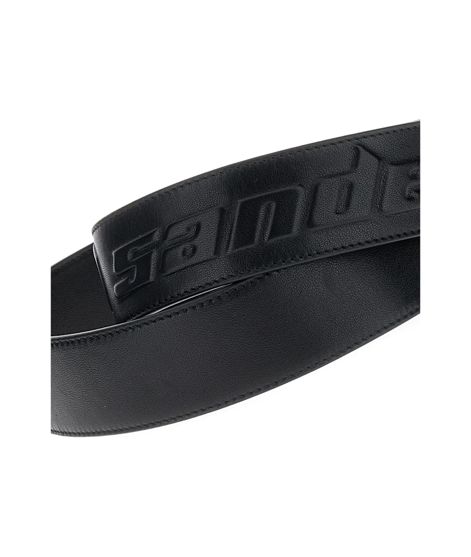 【関税＆送料込み】Jil Sander Leather Shoulder Strap Jil Sander Black Leather Bag Shoulder Strap | italist
