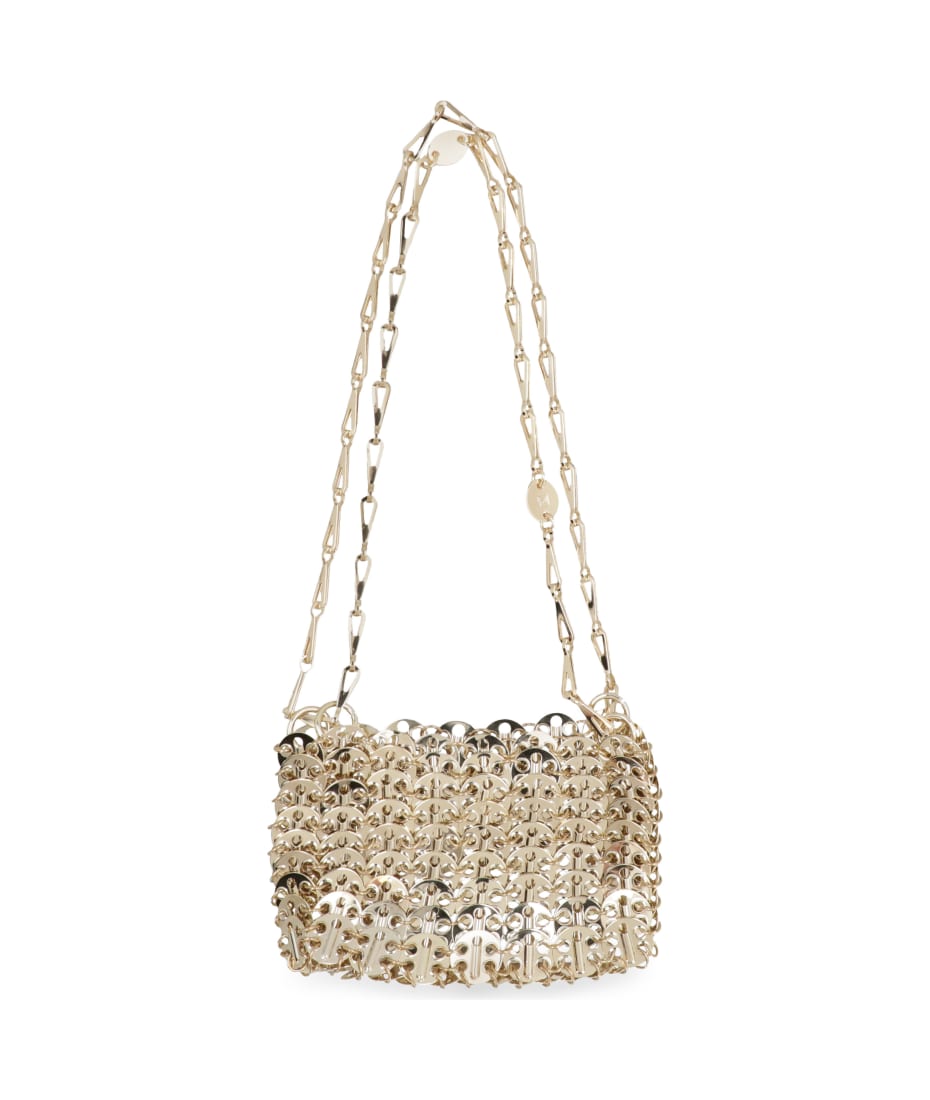 Paco Rabanne Gold Iconic 1969 Nano Bag | italist