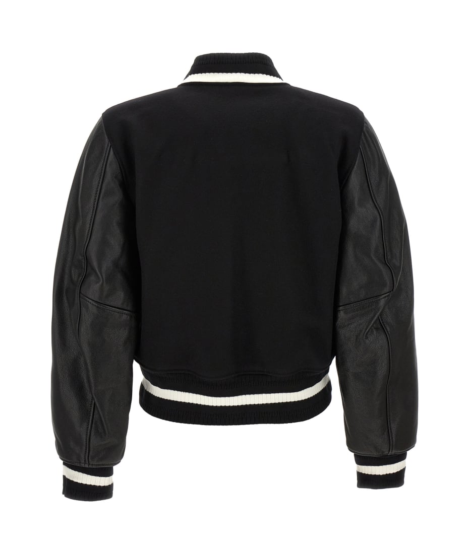 ジャケット GIVENCHY Woman Jacket Black BW00N06Z0R 004 Givenchy Black Wool Blend Bomber Jacket for Women