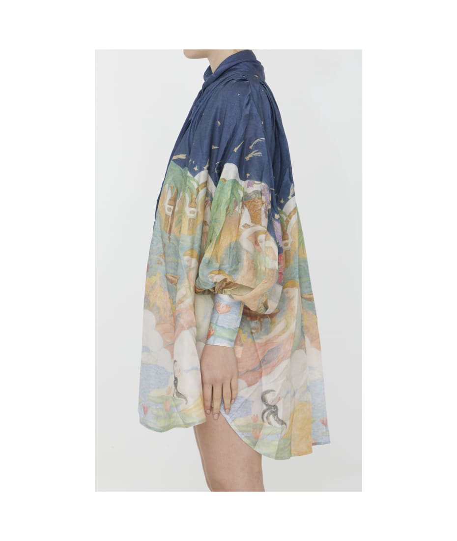 【Zimmermann】LYRICAL BARREL MINI DRESS バーレル ミニドレス Zimmermann LYRICAL BARREL MINI DRESS | REVERSIBLE