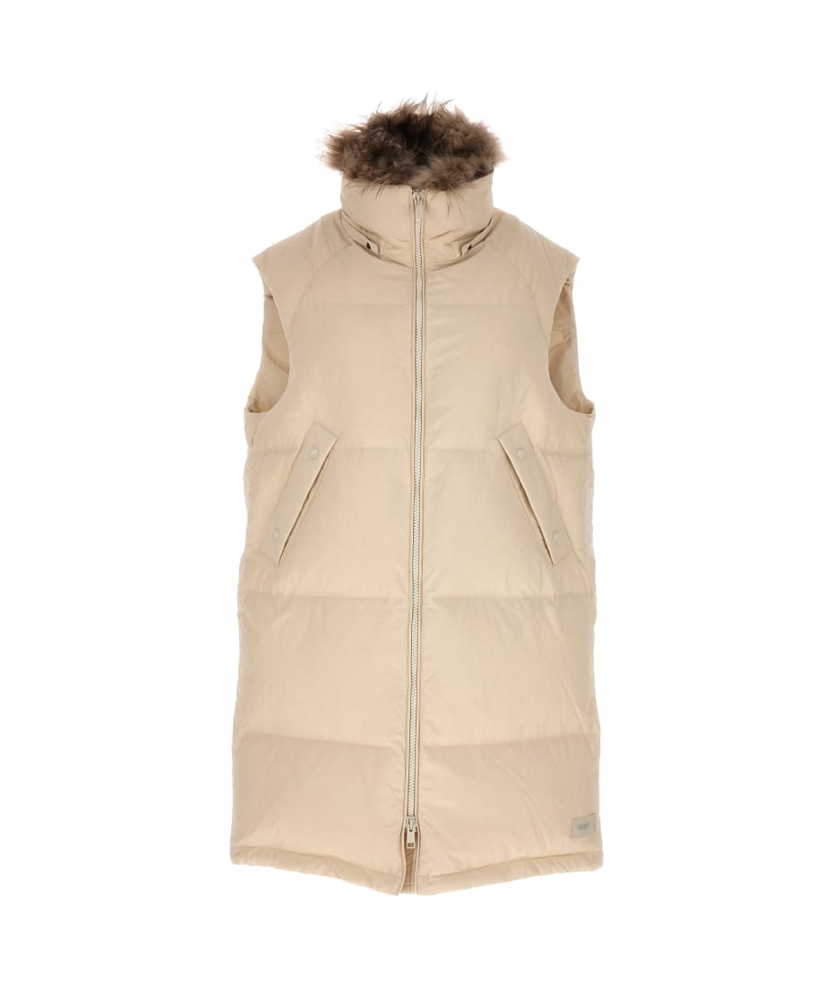 ダウンベスト YVES SALOMON Long pile insert vest (24WFG07010T08G A1012) Salomon Long Pile Insert Vest | italist