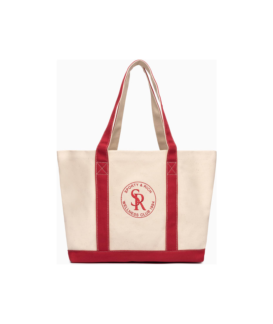 Sporty & Rich Sporty&rich Two Tone Shopper Bag - NATURAL