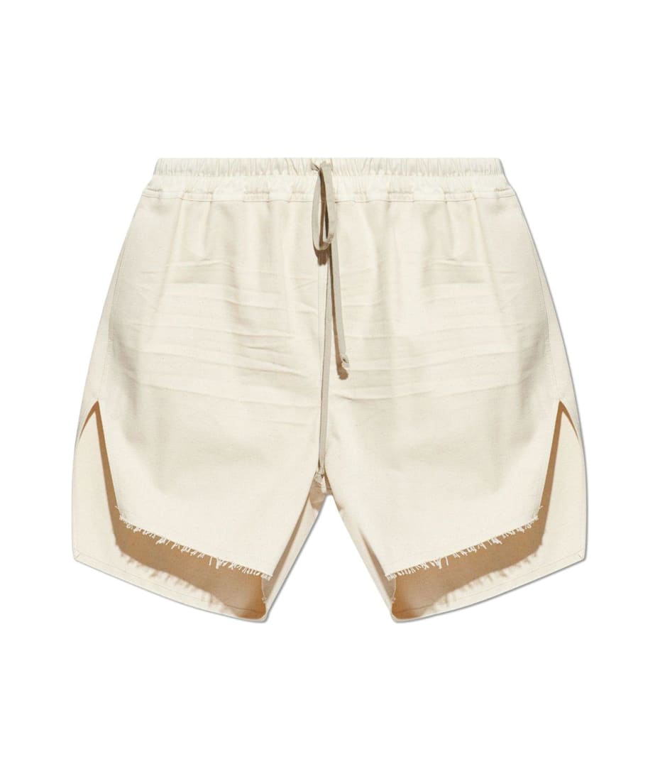 Rick Owens Frayed-edge Drawstring Shorts | italist