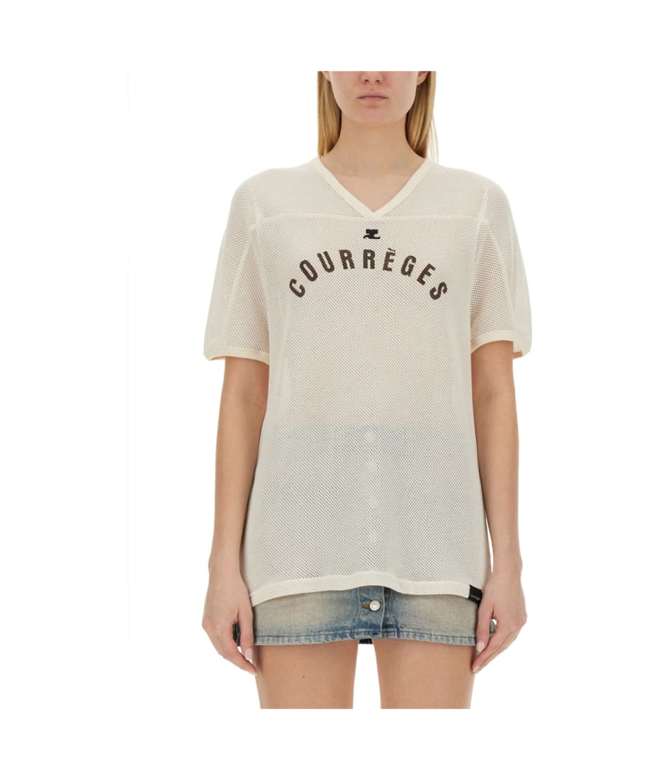 Courrèges T-shirt With Logo | italist