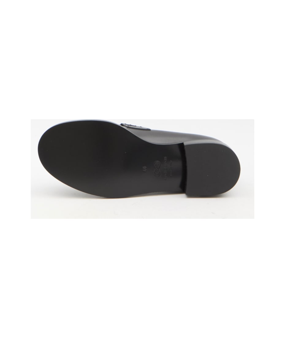 ローファー・オックスフォード MACH & MACH Black leather Sirene loafers Mach & Mach Sirene Loafers | italist