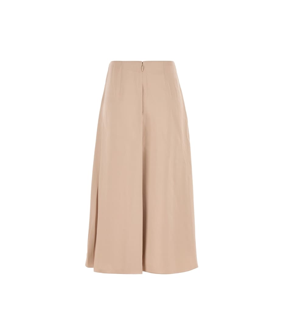 スカート FENDI FW24 Beige silk skirt (FQ7601ATR0 F0ZZ2) Orange Silk shirt Fendi - Vitkac GB
