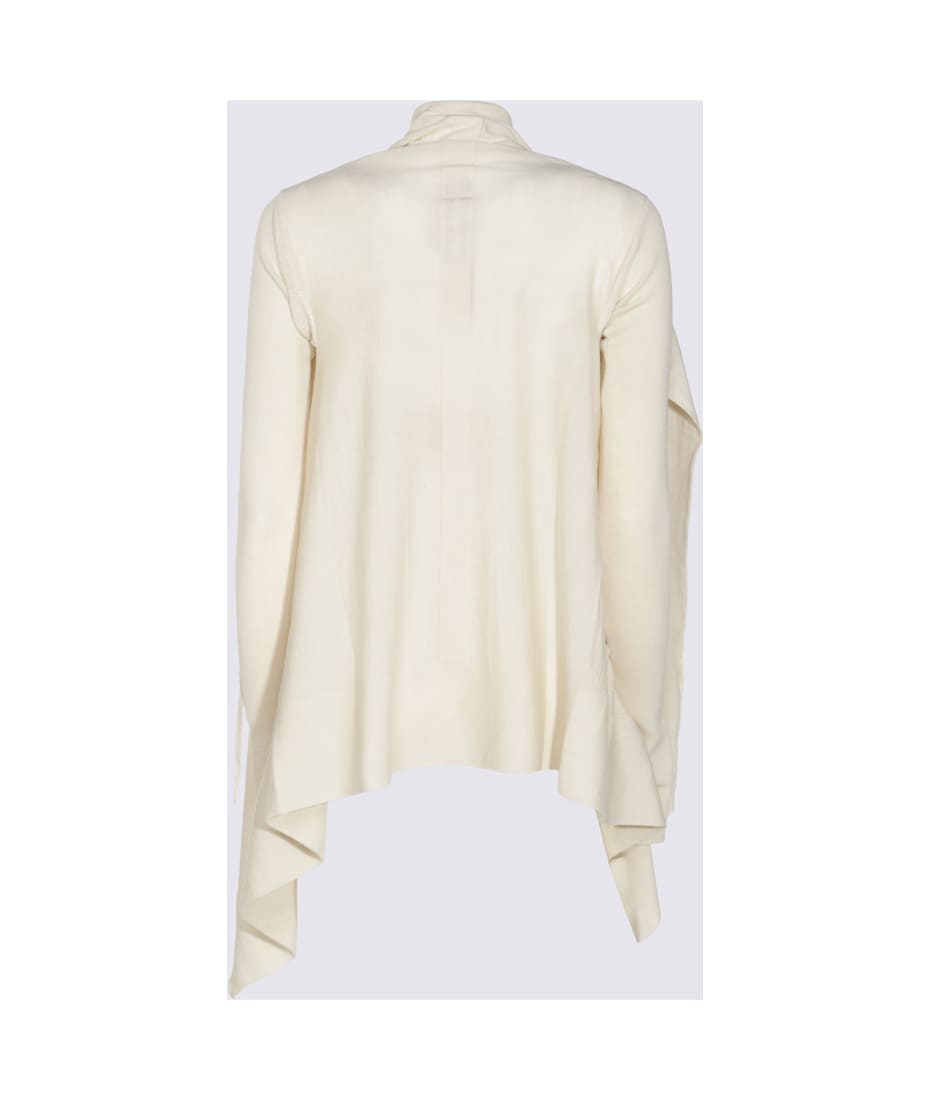 【RICK OWENS】WHITE COTTON KNITWEAR(関税込み) Rick Owens White Cotton Knitwear | italist