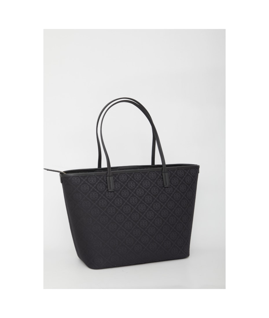 Tory Burch Brown T Monogram tote Bag at FORZIERI