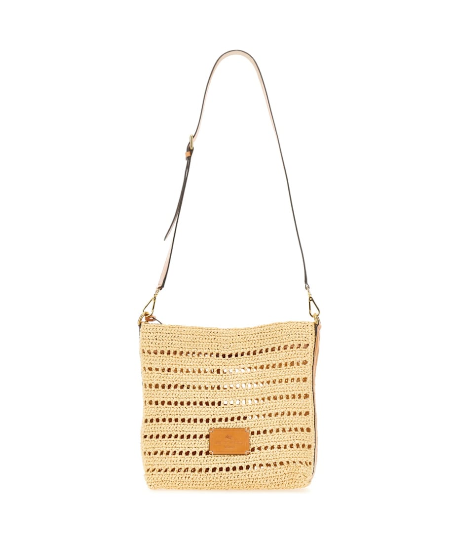 ショルダーバッグ Etro Perforated Raffia Shoulder Bag Etro Perforated Raffia Shoulder Bag | italist