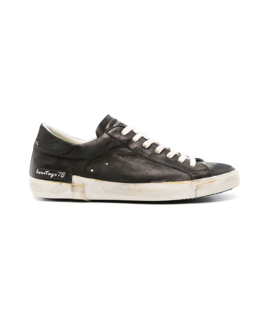 ★Philippe Model(Men)★PRSX Low Sneaker★Basic Prsx Sneakers: Man's White Shoes | Philippe Model Paris