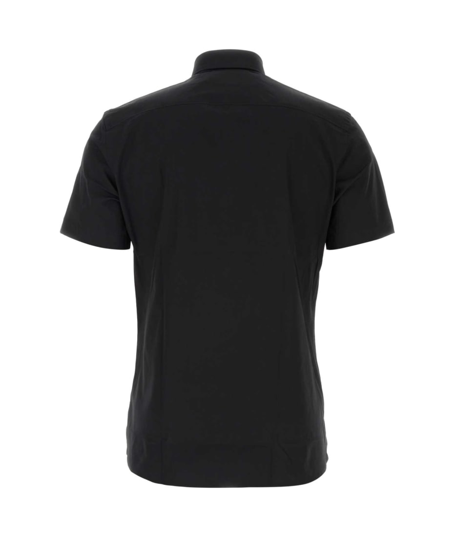 Tシャツ・カットソー Burberry FW25 Black stretch poplin shirt (8079596 A1189) Burberry Black Stretch Poplin Shirt | italist